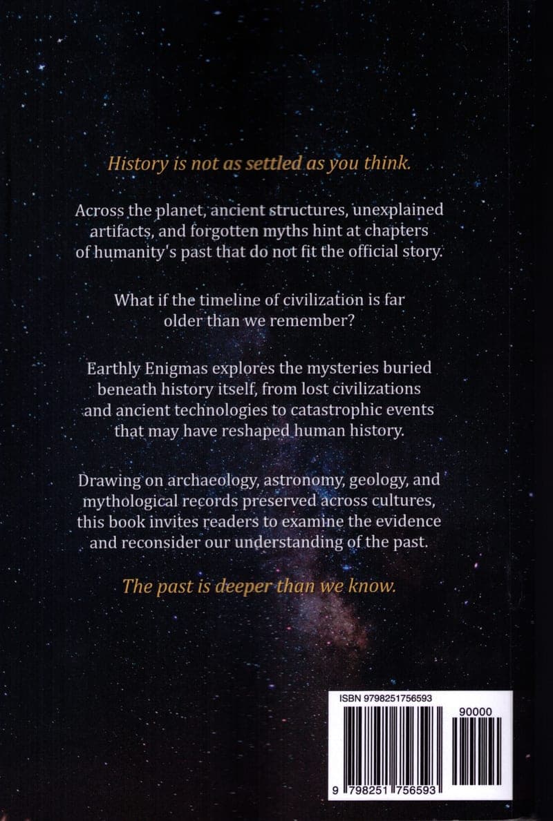 Earthly Enigmas — back cover