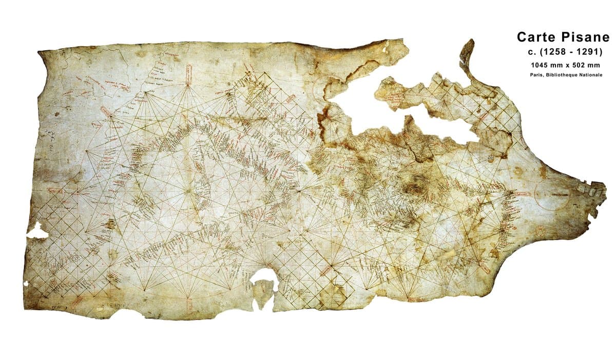 The late-thirteenth-century Carte Pisane portolan chart, BnF Ge B 1118 RES.