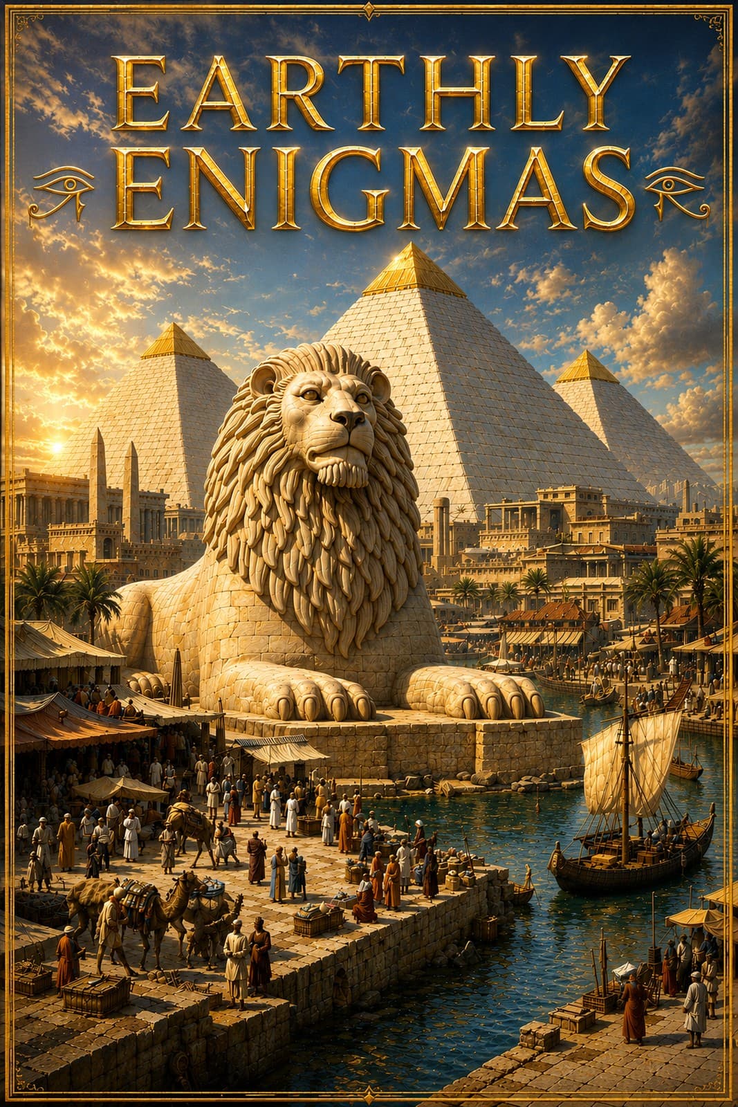 Poster — Lion (Golden Hour)
