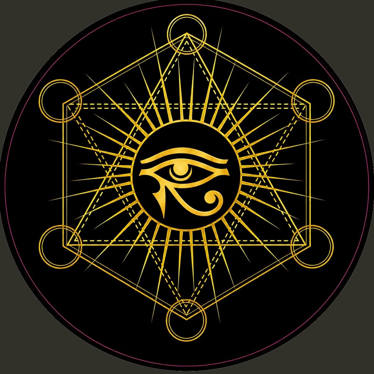 Sticker — Eye of Horus (5.5×5.5 kiss-cut)
