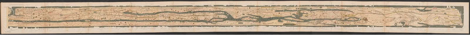 Konrad Miller reproduction of the medieval Tabula Peutingeriana; the pictured roll is a reproduction, not the Vienna parchment itself.