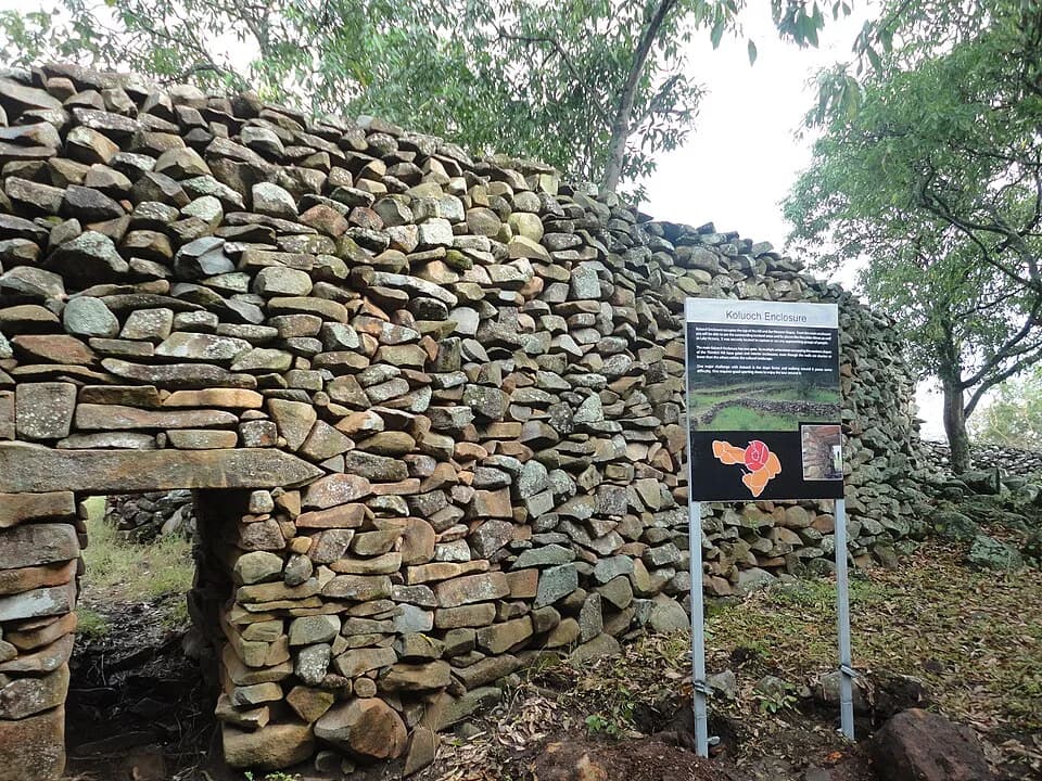 Thimlich Ohinga Cultural Lanscape is situated in Migori County in Kenya. It is a dry stone walling enclosure that reaches four metres high in some sec
